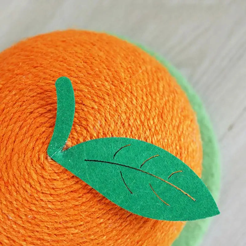 Boule à Chat Fruit Sisal - Jouet Griffoir Ludique