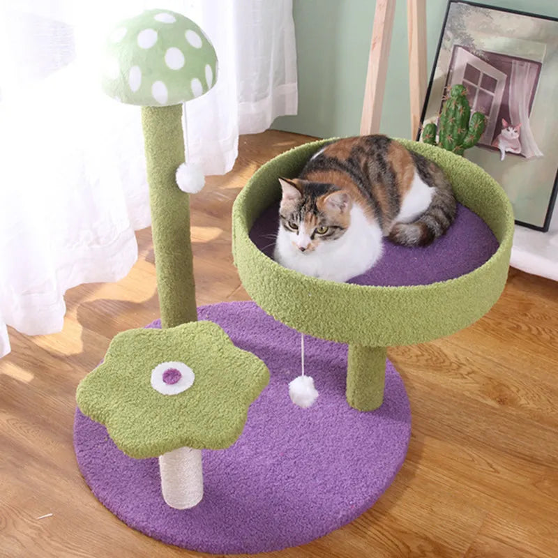 Arbre à Chat Miaouland 'Jardin' Coloré