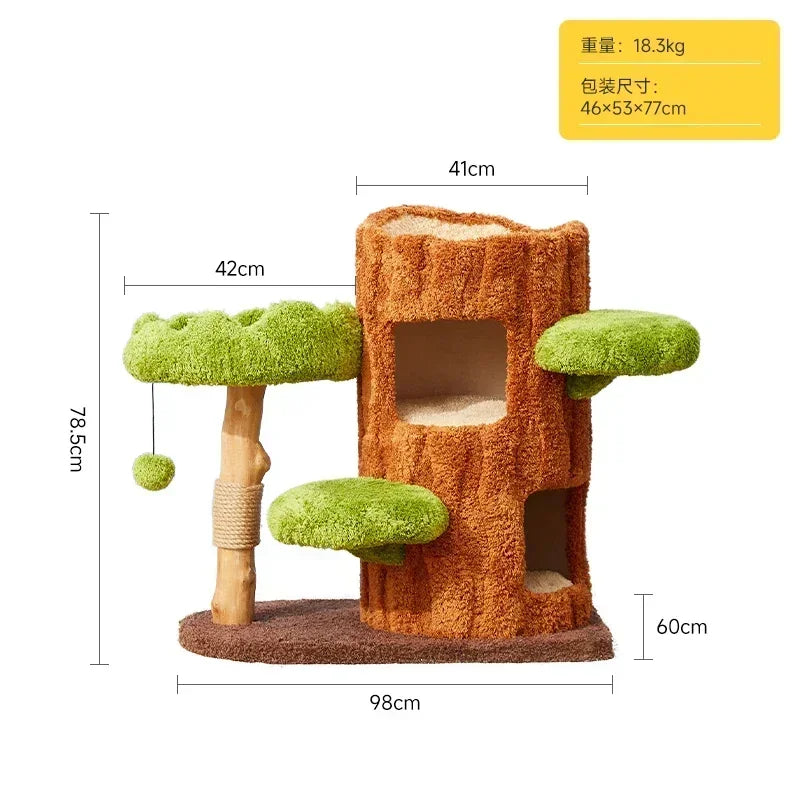 Arbre à Chat Design HavreChat : Élégance et Confort Félin