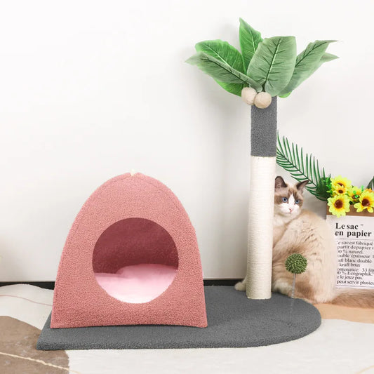 Arbre à Chat Cocotier Sisal & Tente Tropicale