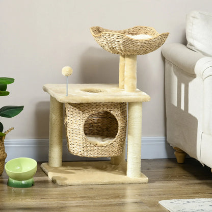 Arbre à Chat Bohème Beige 74cm