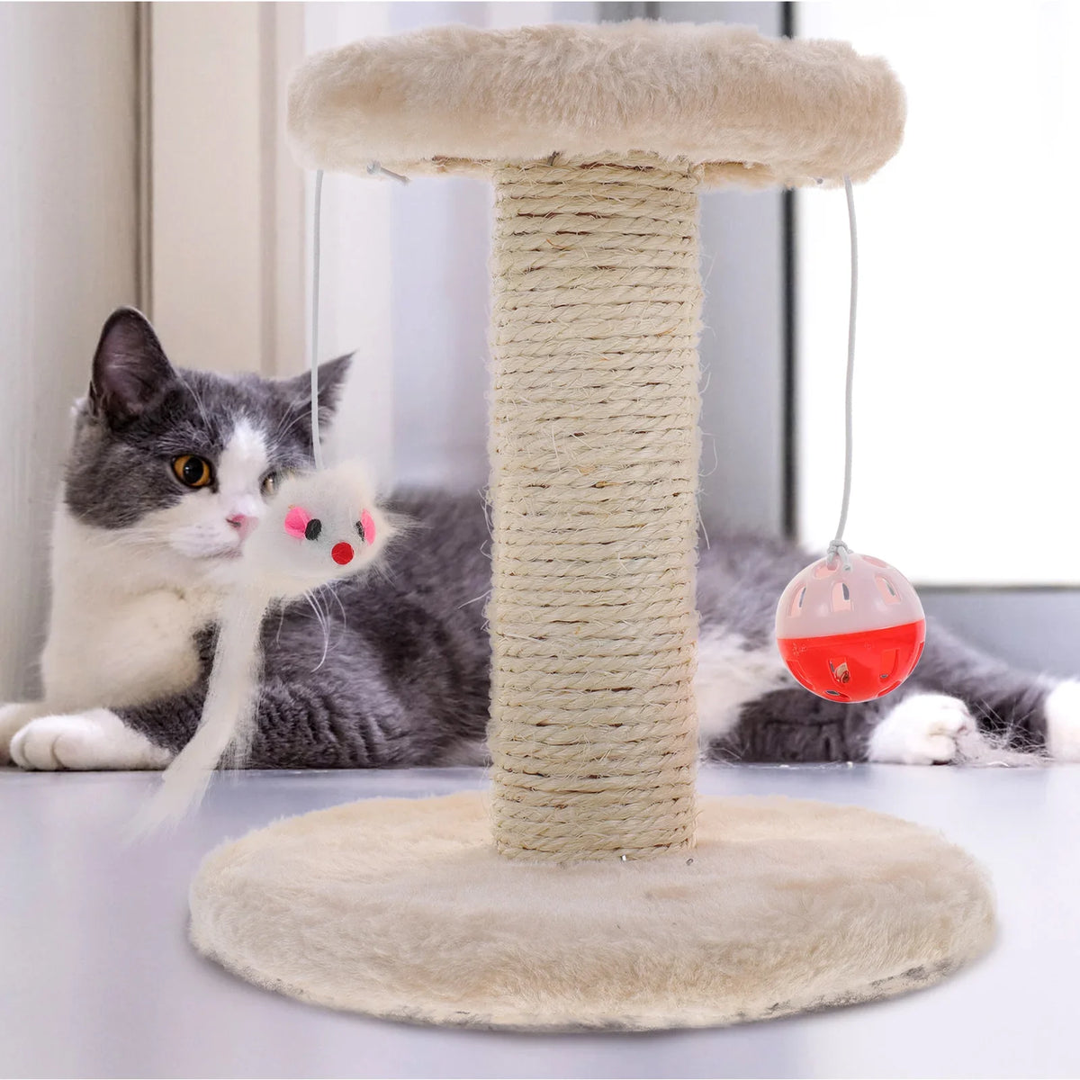 Arbre à Chat PatteDouce Beige Petit Sisal