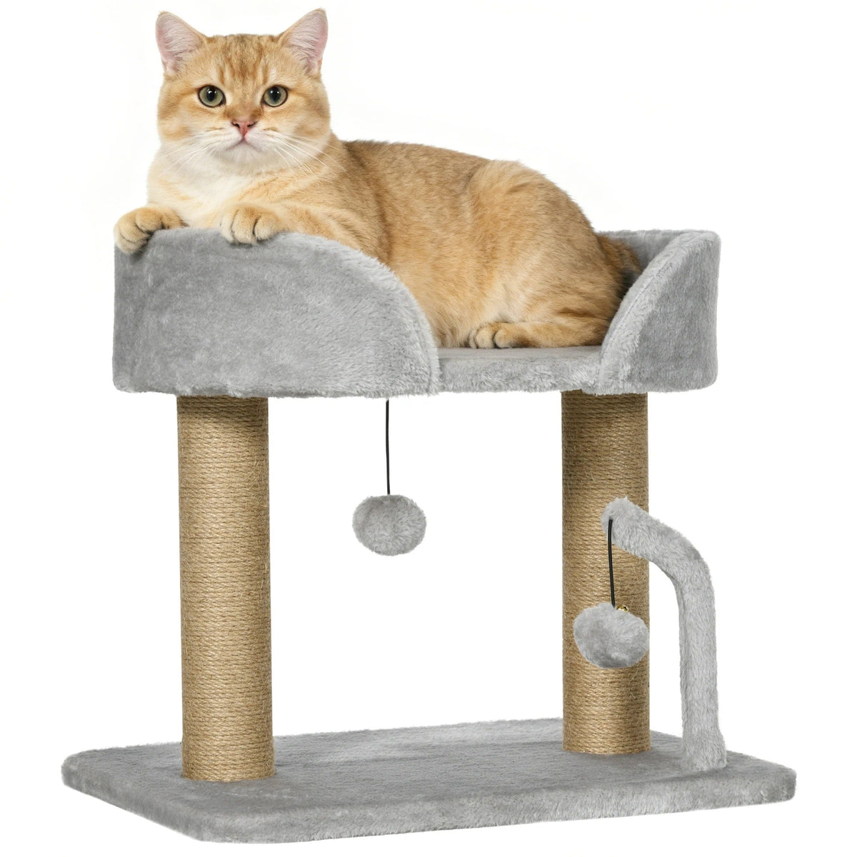 Arbre à Chat Design Compact Gris